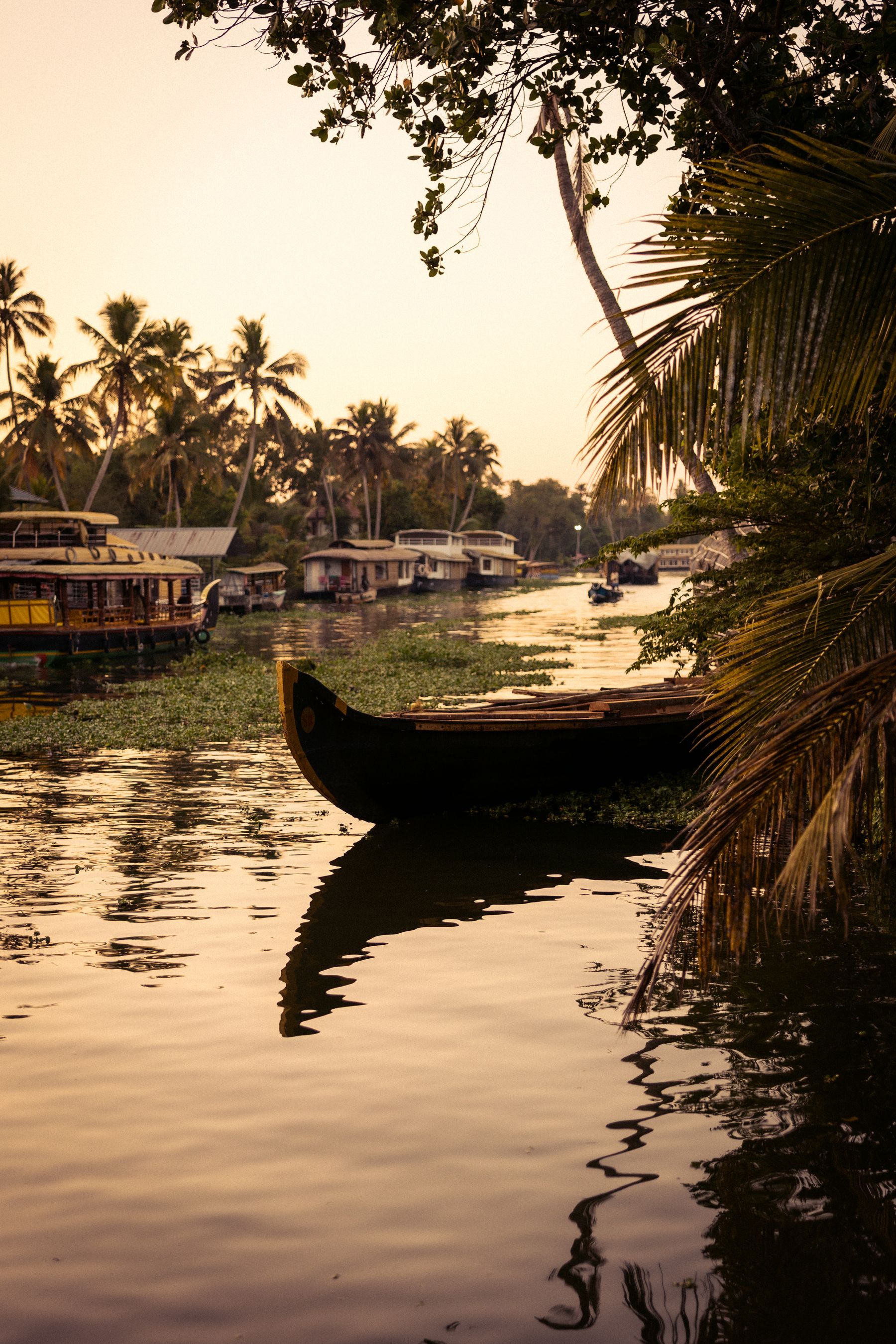 Backwater Boat Silhouette